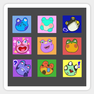 Frog Mood Board Magnet